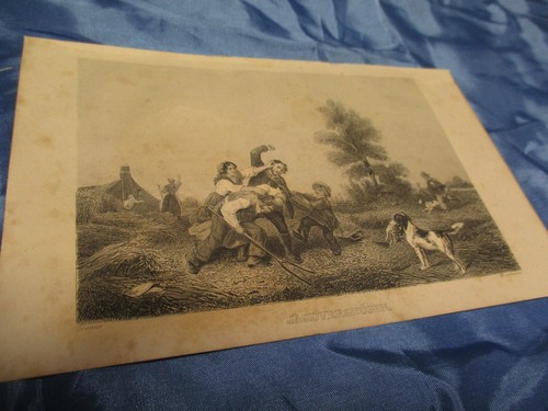 Druck stahlstich original - ,,