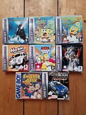 8x GameBoy Advance Spielehüllen / OVP's + 1 Spiel, Simpsons, Spongebob, Bionicle