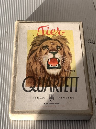 Quartettspiel ddr tierquartett - quartettspiel,
