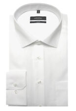 Seidensticker Langarm Hemd weiß Schwarze Rose bügelfrei SC-0001 Comfort Fit