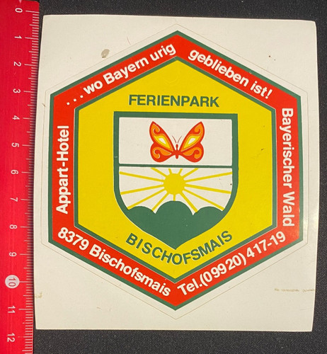 Aufkleber sticker ferienpark - aufkleber/sticker:,