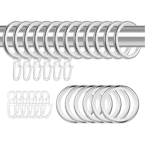 Vorhangringe metall 30mm set - vorhangringe,