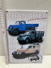 Blechschild Werbung Historische Nutzfahrzeuge e.V. Hartmannsdorf Phänomen