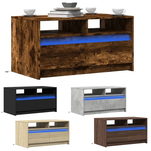 Led couchtisch mit schubladen - couchtisch,