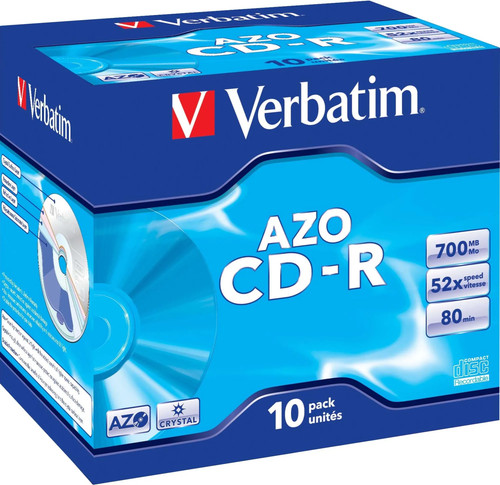 Verbatim 700mb 52x - cd-r, 10er