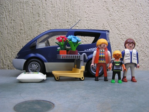 Playmobil 4483 blauer minivan - blauer,