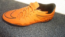 Fussballschuhe Nike Kunstrasen Noppen orange schwarz Gr. 45 UK 10 hypervenom 