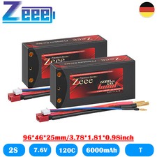 2x Zeee 7.6V Short 2S Lipo