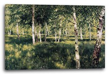 Kunstdruck Issac Levitan - Der Birkenwald