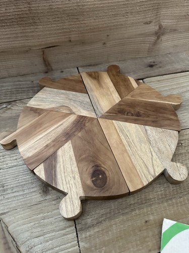 Großes rundes holz - rundes, pizzabrett