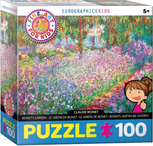 Puzzle monets garden 100 teile - puzzle,