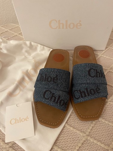 Original chloé woody demin - ,