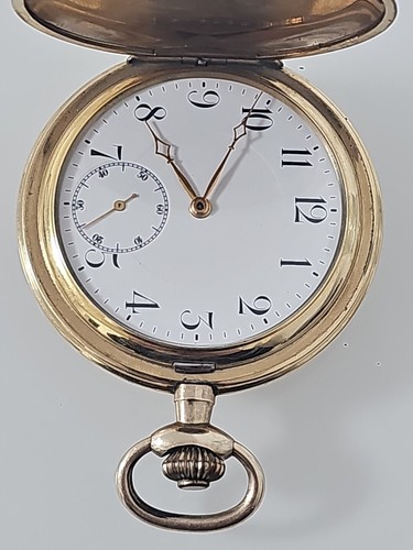 Savonette taschenuhr gold - gr,