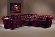 Edles Chesterfield Ecksofa