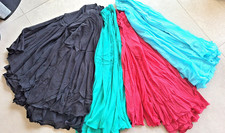 4 Bauchtanzröcke, Schwarz