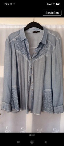 Damen bluse langarm hellblau - bluse,
