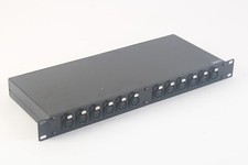 TecNec DPBXLR-2 Digital Patchbay 12 Punkte XLR Buchse Rückwand xlr Anschluss