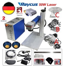 50W QB Raycus Fiber Laser Marking Engraving Machine Silver Gold Metal Engraving