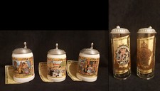 5x Post Edition Sammler Bierkrug mit Zertifikat: Oktoberfest + Münchner Kindl