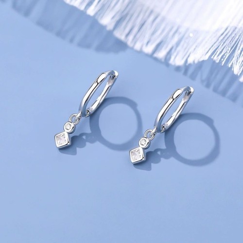 Silber 925 creolen mit mini - 925,