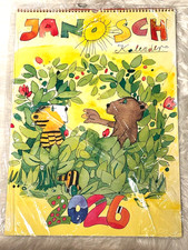 💕 JANOSCH Motivkalender 2026 Kalender mit tollen Motiven Bär Tiger Wandkalender