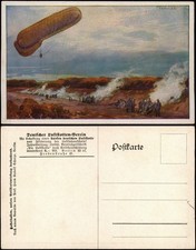 Deutscher Luftflotten Verein - Fesselballon - Künstlerkarte 1912