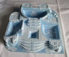 Lego Belville aus Set 5850 - Der königliche Kristallpalast - 3 D Platte blau