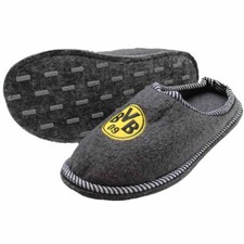BVB Pantoffeln Hausschuhe Filzpantoffeln Schuhe BVB Logo Dortmund Fanartikel