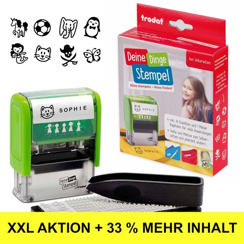 Deine dinge stempel textil - deine,