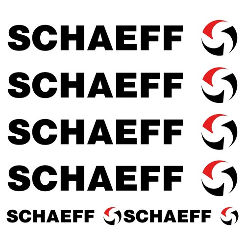 Schaeff aufkleber sticker - schaeff,