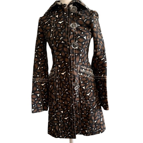 Tuleh printed brown - tuleh, trench
