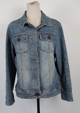 CASA BLANCA DAMEN JEANSJACKE Gr. 46 DAMEN JEANS FREIZEITJACKE VINTAGE