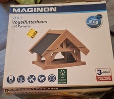NEU ( mängel Karton verstaubt) MAGINON VFK-1 Vogelhaus mit HD Kamera 8 GB