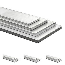 Alu Flachmaterial Aluminium  Flachstange Flachstahl Aluprofil Flacheisen 1 Meter