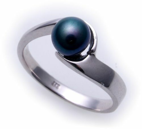 Damen ring echt - ring, weißgold