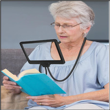 5x Vergrößerungsglas mit Schwanenhals | Großflächig ohne Bewegung 