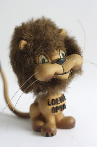 Vintage werbefigur opta loewe - vintage,