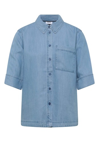 Cecil kurzarm hemdbluse im - cecil,