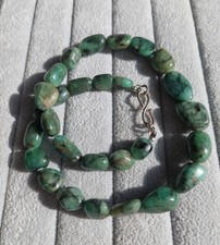 Wunderschöne Halskette aus echtem Smaragd💚✨️  47 cm. lang