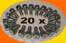 20 x Radschraube M12x1,5 25mm