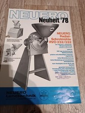 Prospekt Schrotmühle Neuero Brochüre Werbung Schlepper Traktor 9