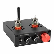BX1 Hifi Bluetooth Tube Preamp w/ GE5654W Tubes for Amps & Active Speakers