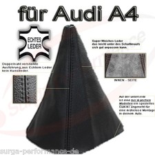 SCHALTSACK SCHALTMANSCHETTE passend für AUDI A4 B5 1994-1998 AUS ECHTES LEDER