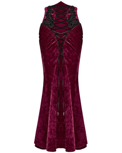 Punk rave damen gothik maxi - rave,