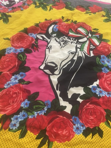Moschino seidentuch 90er jahre - moschino,