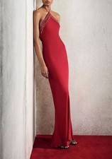 Zara nieten satin kleid - zara,