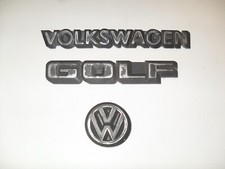 VW Golf 1 Cabrio Embleme Schriftzug Zeichen hinten Heckklappe