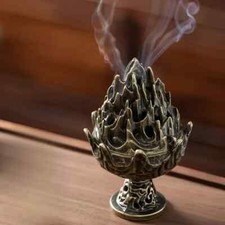 Retro Kreativer Mini Holzofen Räucherstäbchenhalter Turm Räucherkegel 1 Stück