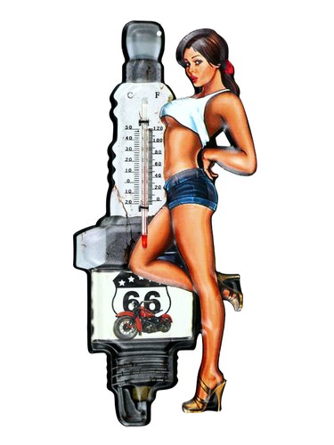 Blech thermometer route - "route, 66"
