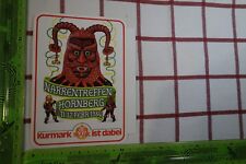 Alter Aufkleber NARRENTREFFEN HORNBERG 1984 Kurmark ist dabei